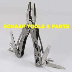 Multitool Combinatietang draadsnijder zaag zakmes flesopener schroevendraaiers 12 in 1 | 0-84-519